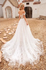 Kaerwx | Women’s One-Shoulder Light French Wedding Dress Elegant Bridal Gown
