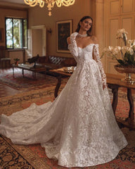 Kaerwx | Women’s Strapless Luxury Wedding Dress Retro Forest Style Bridal Gown