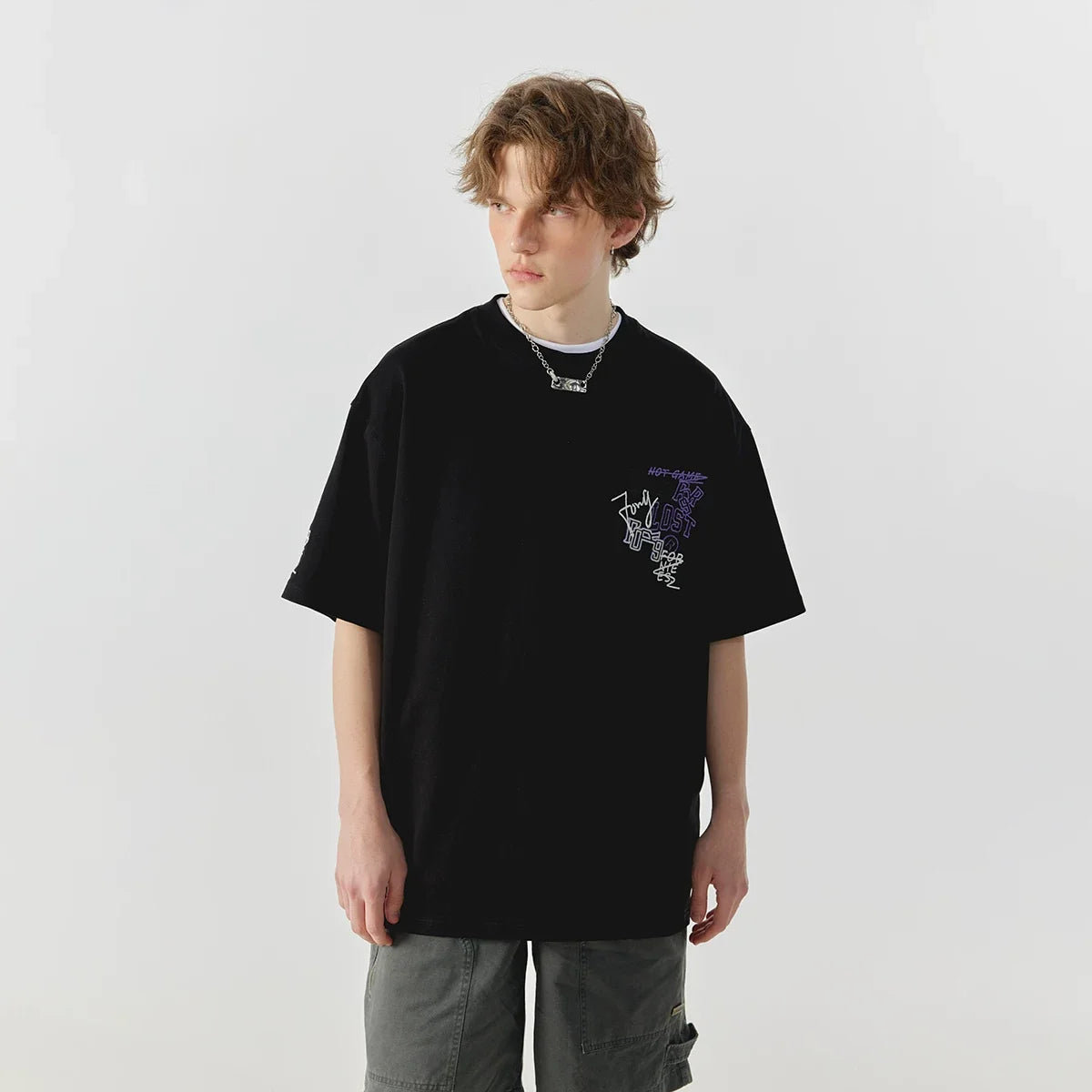 Kaerwx | Embroidered Short-Sleeve T-Shirt for Men and Women