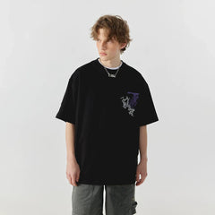 Kaerwx | Embroidered Short-Sleeve T-Shirt for Men and Women
