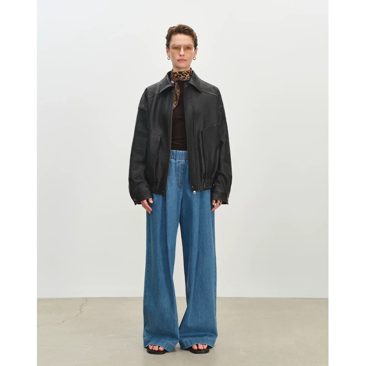 Kaerwx | Women’s Imported Suede & Sheepskin Jacket – Retro European Leather Coat