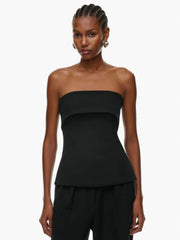 Kaerwx | Solid Color Summer Lapel Backless Slit Top for Women
