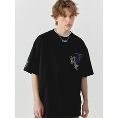 Kaerwx | Embroidered Short-Sleeve T-Shirt for Men and Women
